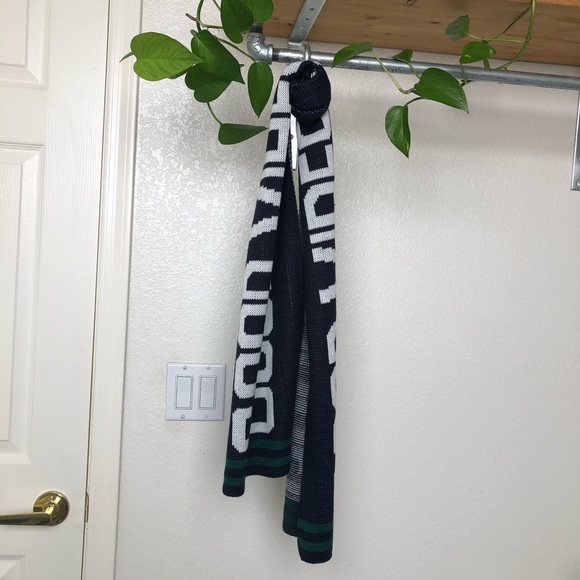 Nordstrom Good Vibes Varsity Scarf NWOT - Picture 3 of 4